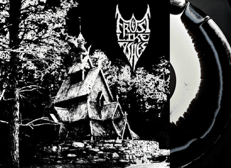 FROST LIKE ASHES: Tophet LP/Black & white swirl vinyl
